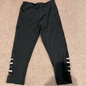 SAM EDELMAN womens Capris with cut-out details on sides